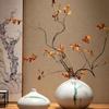 Zen Dried Flowers Vase Ornament for Dining Table, Entrance Hall, Living Room, or TV Cabinet