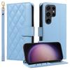 Etui na telefon z paskiem na ramię i nadgarstek dla Samsunga Galaxy S23 S21 FE S24 Ultra S22 Plus A16 A06 A55 A35 A25 A15 A05S A05 z portfelem