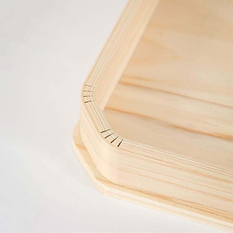 6.0-inch folding tray (hinoki wood) for use as a sanpo (three-treasure altar), kamidana (shrine), kagami mochi (rice cake), offerings, altar, and