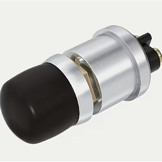 [50A One-Click Engine Start Button] DAIERTEK 12V/24V 50A Car Engine Start Button - One-Click Ignition for Switch with Neoprene C