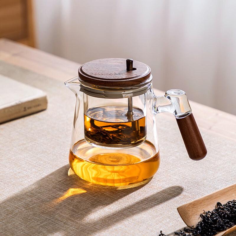 ZISIZ Glass Tea Infuser Teapot