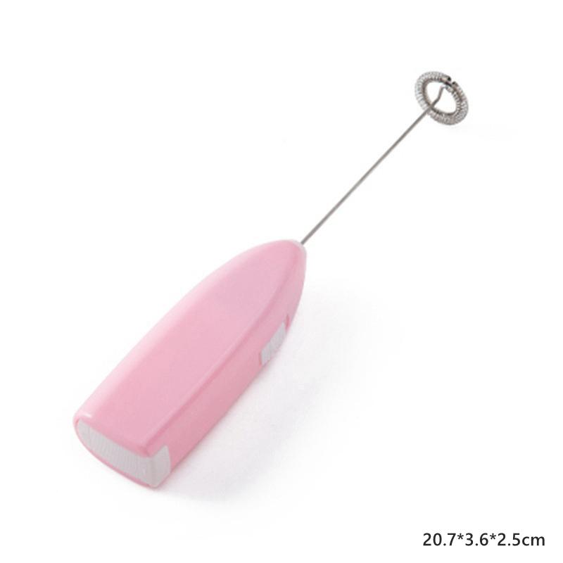 Electric Milk Frother Egg Whisk Beater Battery Powered Handheld Foam Maker with Stand for Kitchen Milk Coffee Egg Stirring Tools