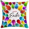 Home Decoration Easter Pillowcase Cute Rabbit Egg Print Pillowcase Living Room Sofa Cushion Cover Bedroom Room Decoration