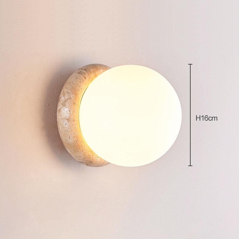 

Кремовый ветер спальня прикроватная лампа круглый шар ресторан ретро японский стиль ваби-саби средневековая ванная комната веранда атмосфера wal Warm White (2700-3500K) белый