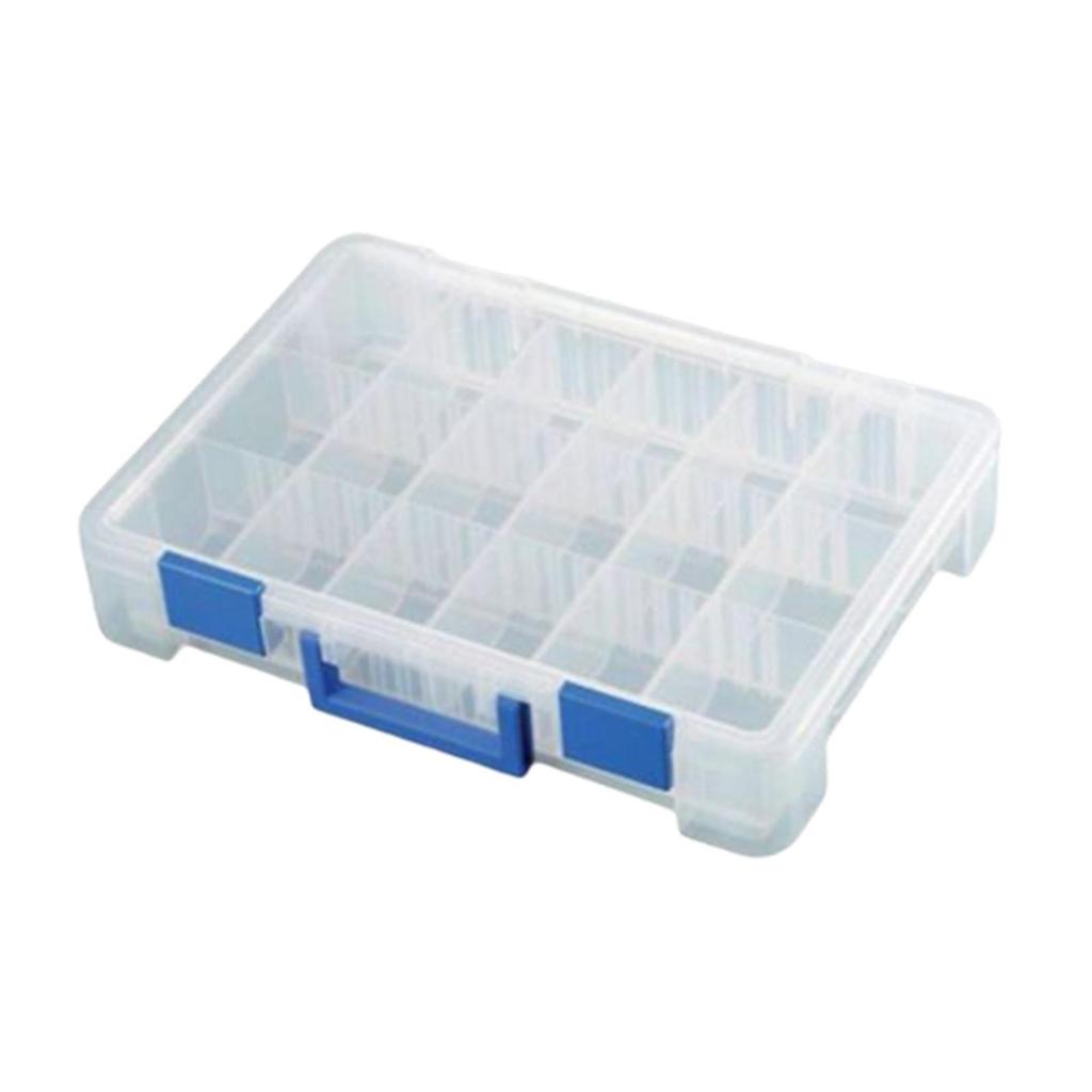 Fishing Tackle Storage Box with Dividers for Beads Art DIY Crafts Nuts 40.5cmx29cmx7.8cm