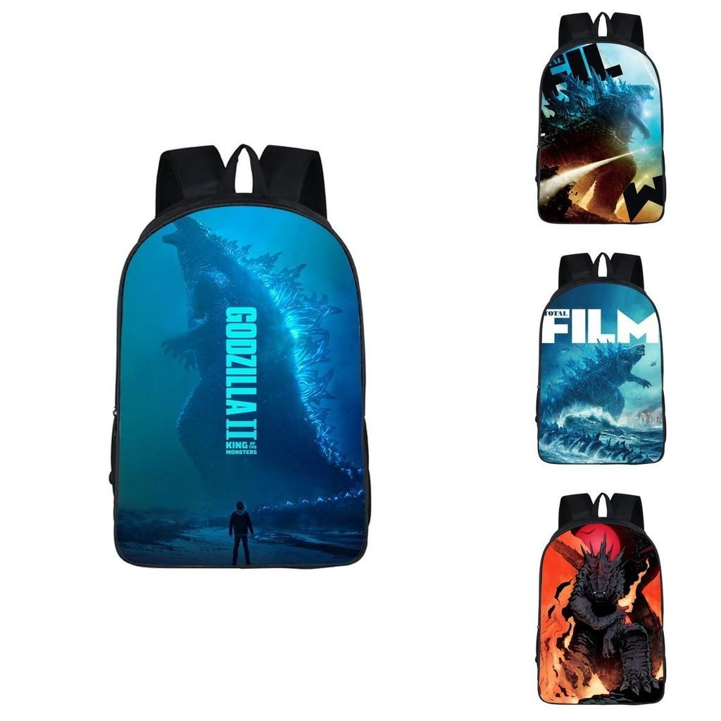 Durable 3d Godzilla King Of The Monsters Backpack Kids School Bag With Classic Appeal