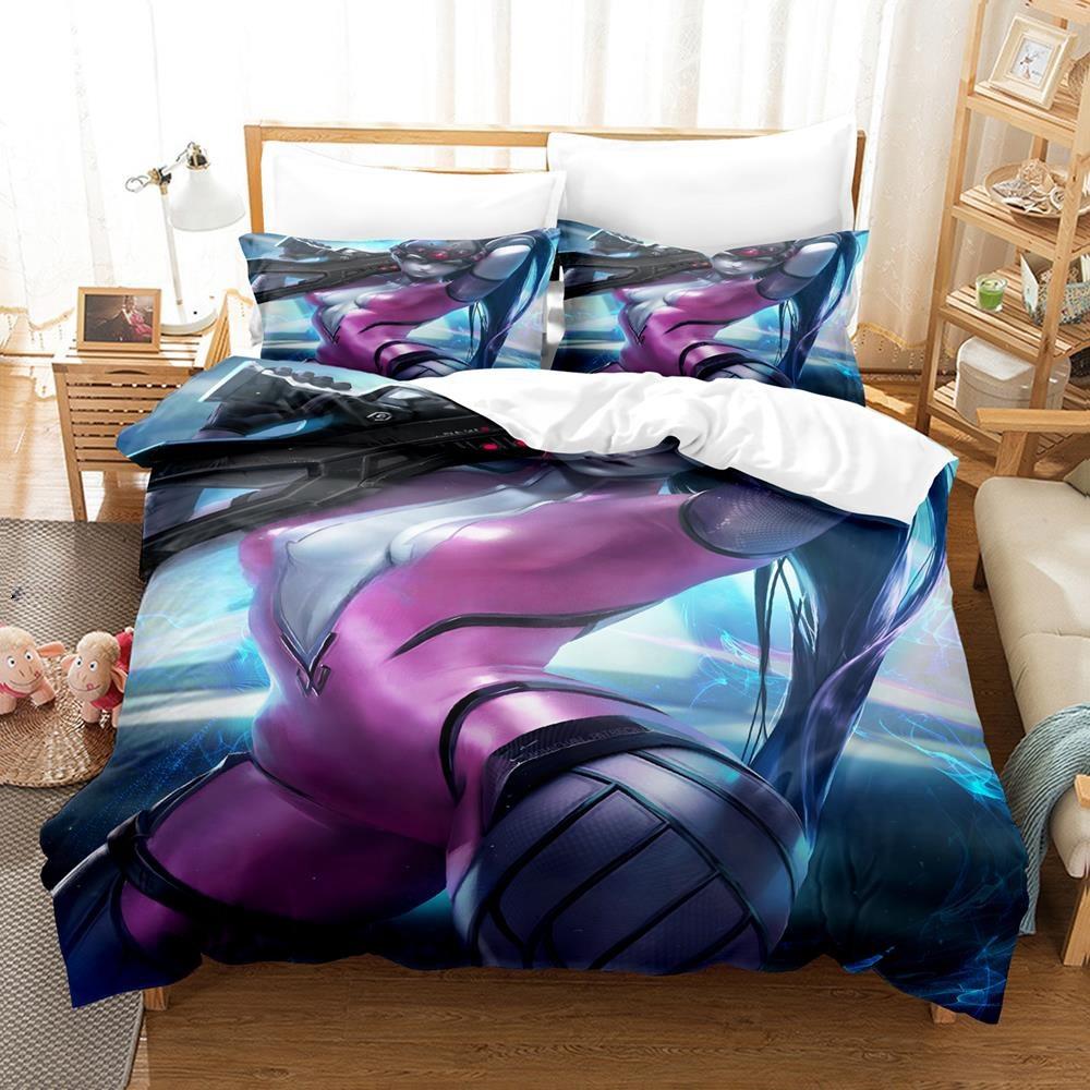 3D Printing Anime  Sexy Girls Overwatch Bedding Set Single Twin Full Queen King Size Bed Set Adult Kid Bedroom Duvet Cover Sets