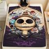 Nightmare Before Christmas printing Flannel Blanket Bedroom Sofa Camping Warm blanket Gifts for family and friends-MJ020