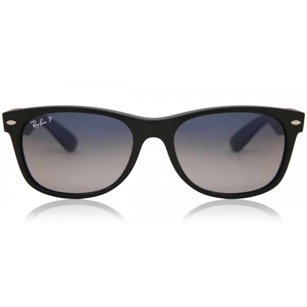 

Солнцезащитные очки унисекс Ray Ban Rb2132 New Wayfarer матовые поляризованные 601s78 Matte Black/55-18-145