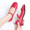 Fashion AIYUQI Dress Shoes Women Red Openwork Spring Summer Women Dress Shoes Hollow Large Size Fashion Genuine Leather Women's Shoes