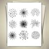Firework Sparkler Background Clear Stamps for Card Making DIY Accessories