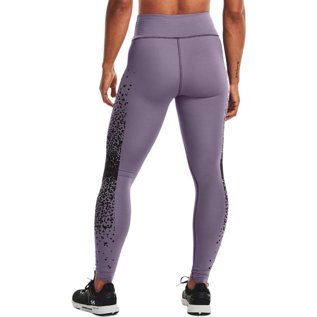 Under Armour SS22 Tintenspritzer-Print Trainingsleggings Damen Leggings Flintgrau 1365283-033