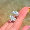 Elegant Wing Crystals Earrings Craft Of Copper For Long Time Use And Stylish Appeal
