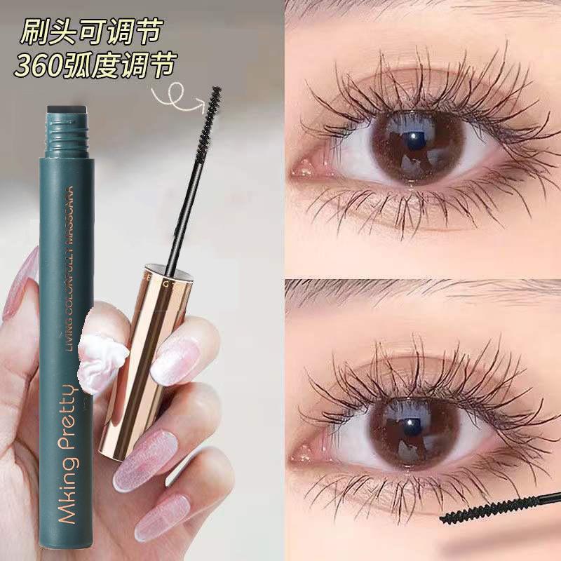 Mking Pretty Color Mascara For Women Waterproof Long Lasting Volumizing Fine Brush