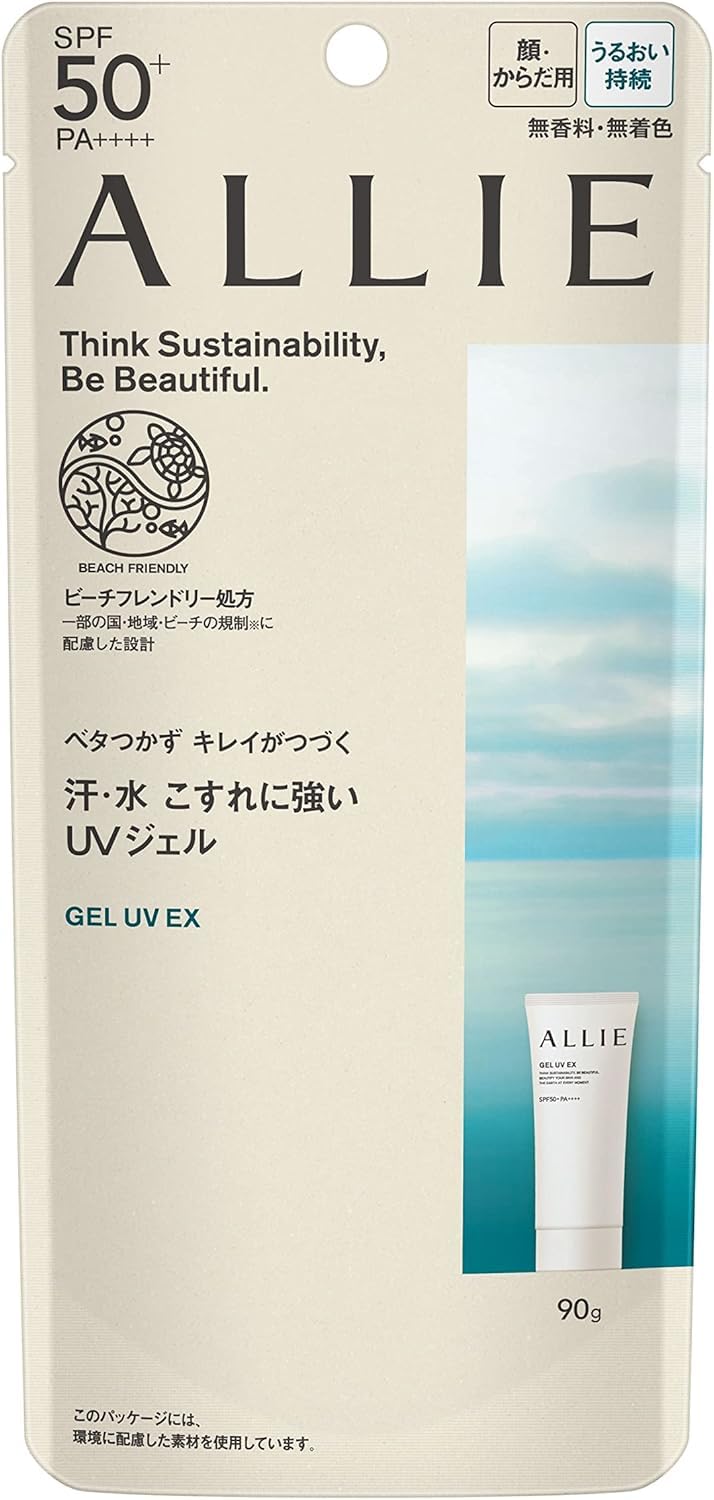 

ALLIE Chrono Beauty Гель UV с мини-пробником для лица и EX+ SPF50+ PA++++ [Солнцезащитный крем] [Для тела]