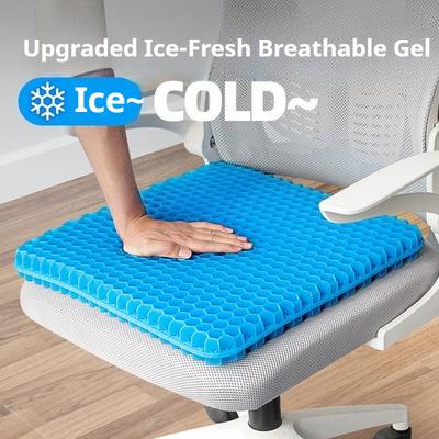 Cooling Seat Cushion for Office Use, Breathable and Cooling Car Seat Cushion, Summer Buttock Pad, Silicone Cooling Pad.
