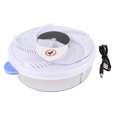 Electric Fly Trap USB Charging Quiet 360 Degrees  Automatic Flycatcher for Kitchen Hotel Restaurant Canteen