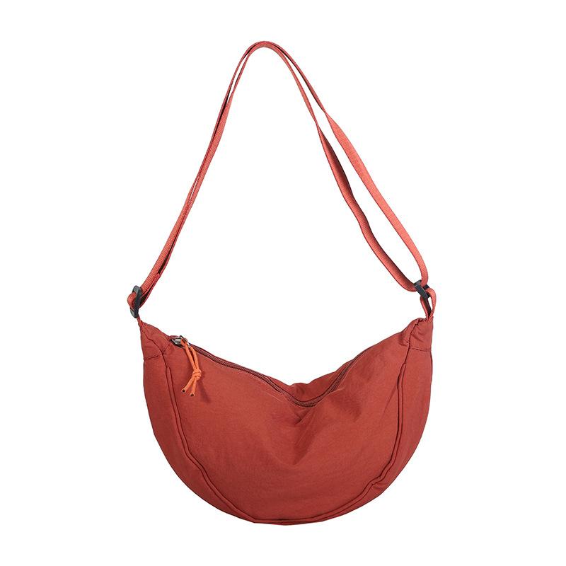 Supply New women's messenger bag temperament simple nylon dumpling bag student shoulder bag cloth bag