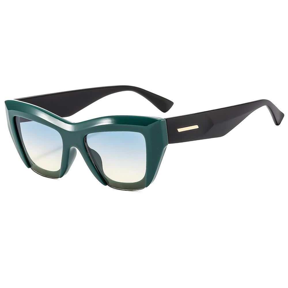 

JYL TS Sunglasses Punk Hip-hop Square Metal/9621 B-4580 блідо-весна bud кольору