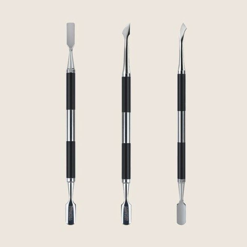 

LUCANUS Professional Nail Pusher Silicone Type KNIFE_BLACK