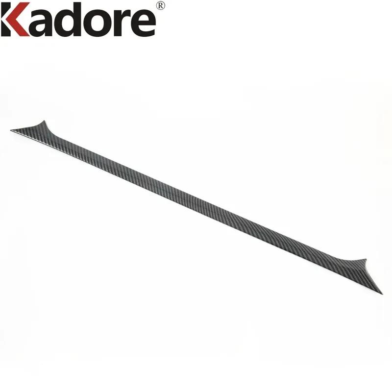 Rear Trunk Lid Cover Trim For Toyota Corolla Cross -  2024 2025 Carbon Fiber Car Tailgate Garnish Strip Accessories