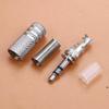 2/5/10pcs 2.5mm 3.5mm Headphone Male Plug Mono Stereo Audio Solder Cable Connector 2/3/4 Pole Earphone Jack AdapterGood Product