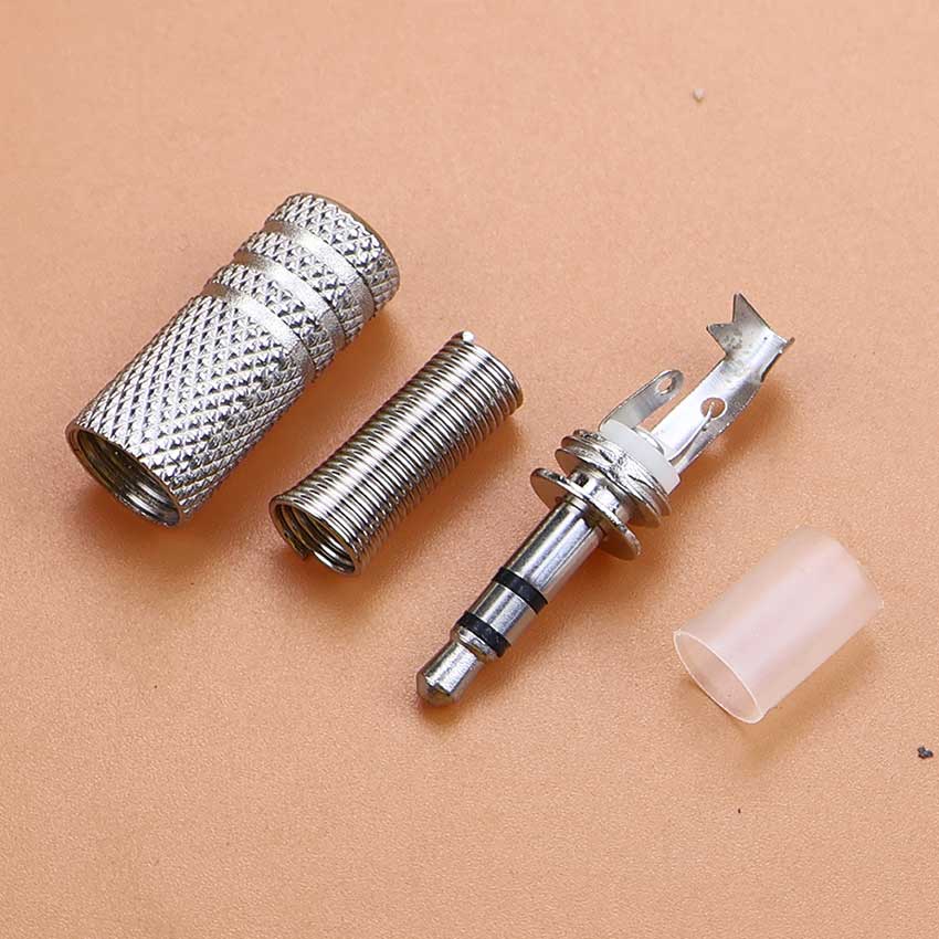 2/5/10pcs 2.5mm 3.5mm Headphone Male Plug Mono Stereo Audio Solder Cable Connector 2/3/4 Pole Earphone Jack AdapterGood Product