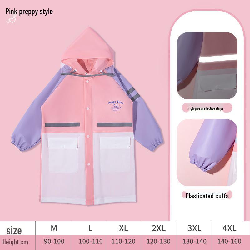 Children's Cartoon Rain Poncho - Waterproof Gear for Boys, Girls, Toddlers, and Primary School Students