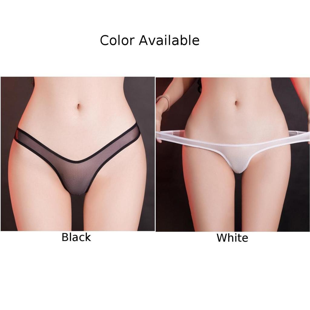 Panties Women Brief See Though Sexy Sheer Silky Ultra-thin