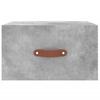 Wall Mounted Nightstand Concrete Gray 35 x 35 x 20 cm