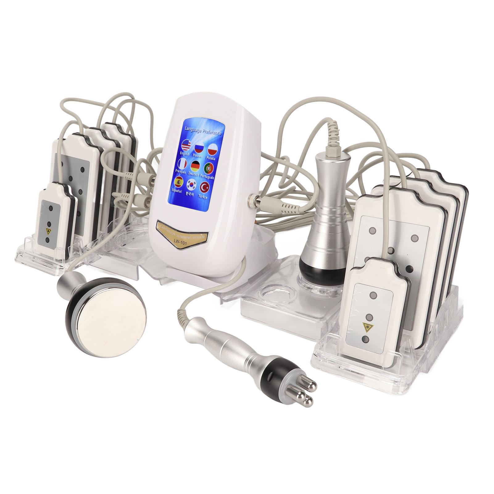 

4 в 1 40 кГц аппарат для удаления целлюлита 10 передач сжигание жира RF устройство для коррекции фигуры для талии ног EU Plug