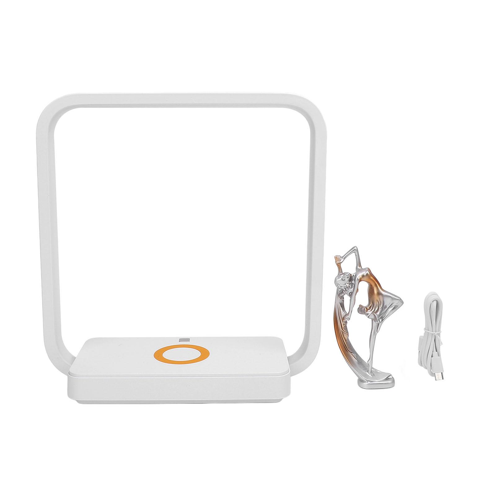 

Светодиодная настольная лампа с функцией беспроводной зарядки Dance Girl Touch Dimmable 3 Color Bedside Light для жёлтый