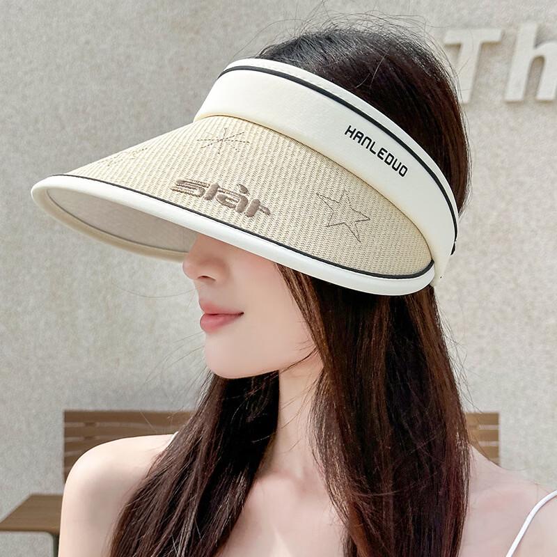 Meiwaner D-562 Women s Foldable Straw Sun Visor