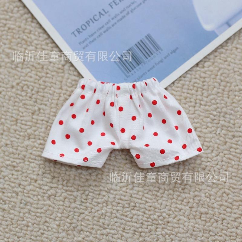 

Labubu Doll Clothing Headmaster Dog Floral Dress 17cm Plush Doll Clothing Accessories Labubu I II Idol Doll Sitting Party no doll