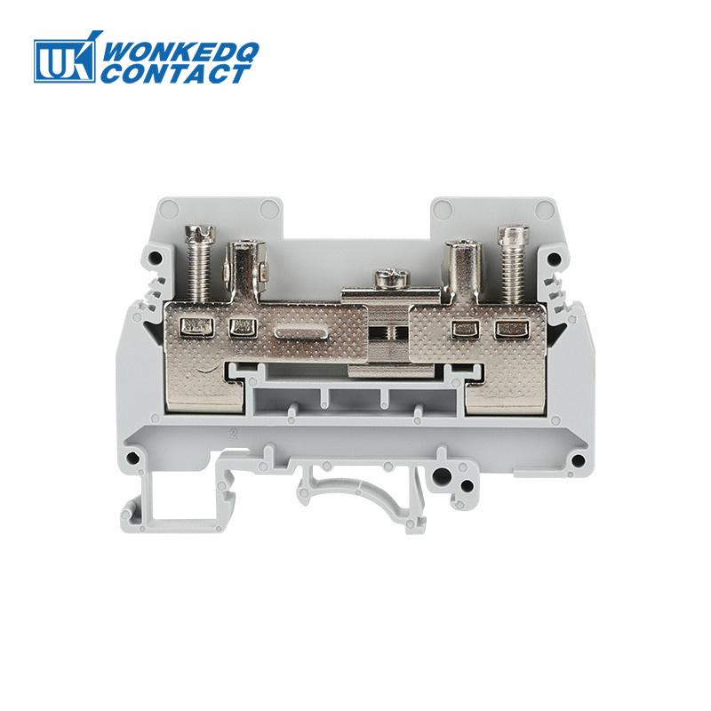 URTK/S ERTK/S Jednoduchý test Odpojovací svorkovnice Univerzální šroubové připojení Drátový elektrický konektor DIN lišta Svorkovnice