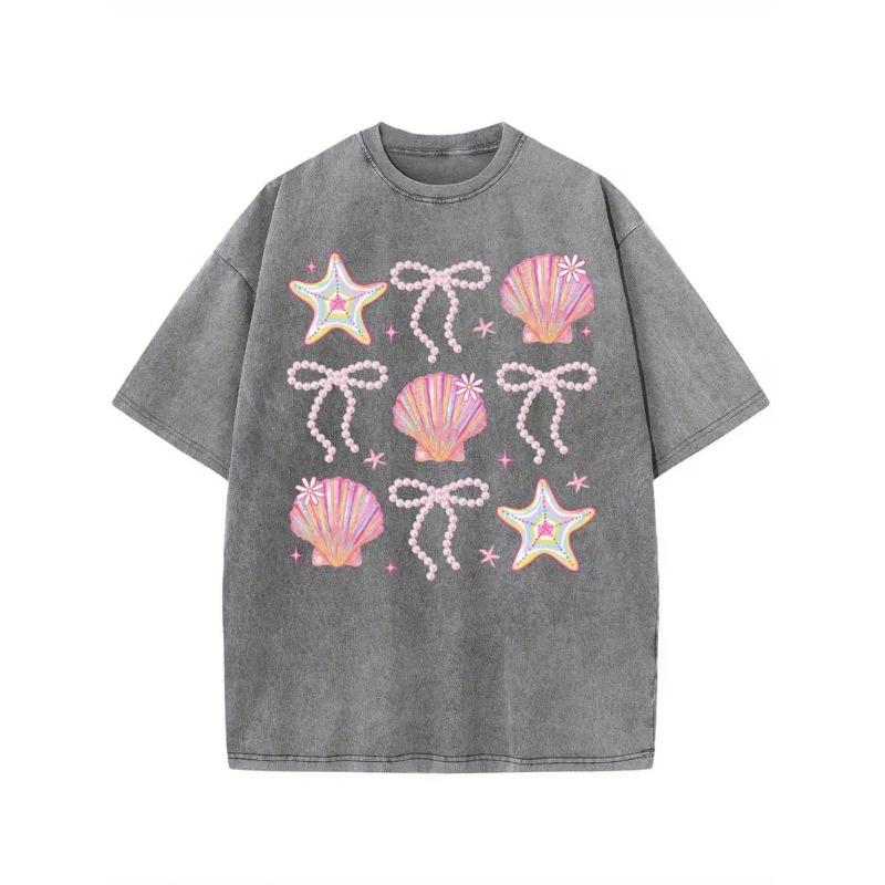 European Sizes Men's T-Shirt - Oversized Retro Streetwear Tee Suitable for Summer, Loose Fit Crew Neck Short Sleeve Casual Wear