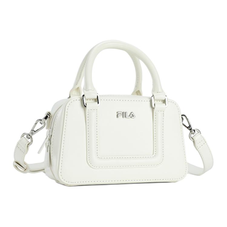 New FILA Polyurethane Shoulder Bag, Crossbody Bag, Handbag Mini Women's Cloud White F13W523164FWT