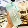 Water Bottle Student Outdoor Accompanying Cup Portable Portable Sports Water Cup Summer Transparent Plastic Cup Creative Cup