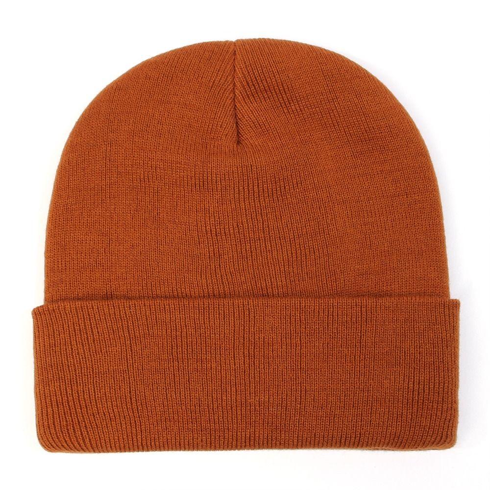 Winter Warm Cuffed Beanie Knit Skull Cuff Cap Soft Beanie Hat  for Men Women