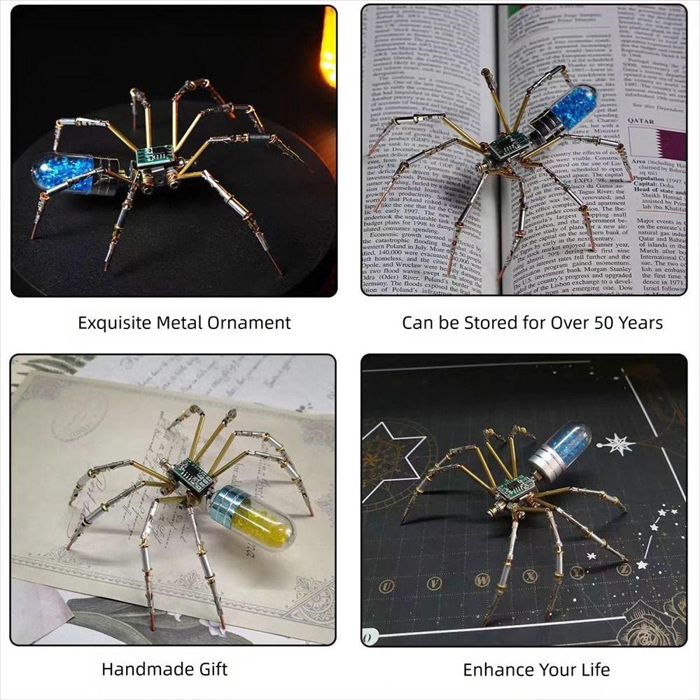 3D-pussel Metallmodellkit Metall Cyberpunk-insekter Monteringspussel DIY-aktiviteter