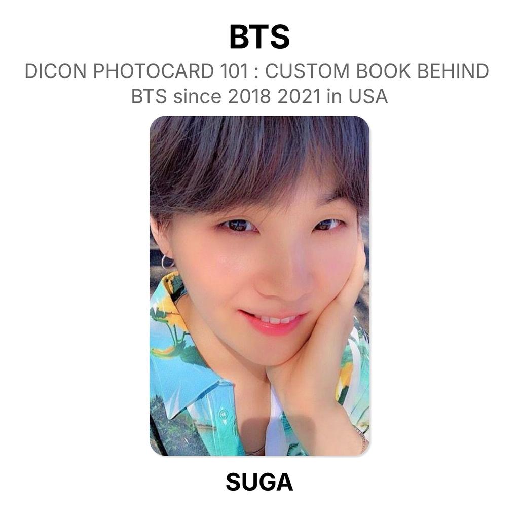 BTS DICON PHOTOCARD 101 : CUSTOM BOOK BEHIND BTS Since 2018 2021 In USA Official Photocard