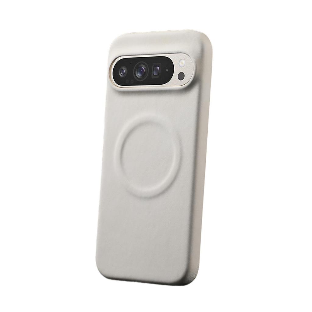 Google Pixel 10 Pro Yapa Leather Magnetic Case - Drop-proof, Skin-feel Protective Cover for Pixel 9/8