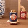 Retro Chinese Style Empty Tea Tin Can Household Tea Sealed Jar Portable Travel Small Tea Box Paper Storage Can