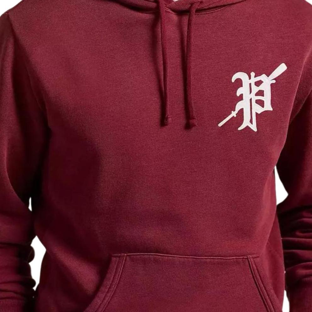 Polo Ralph Lauren Letter Print Hooded Pullover Long Sleeve Sweatshirt Men Sweatshirt Red 710941967-001