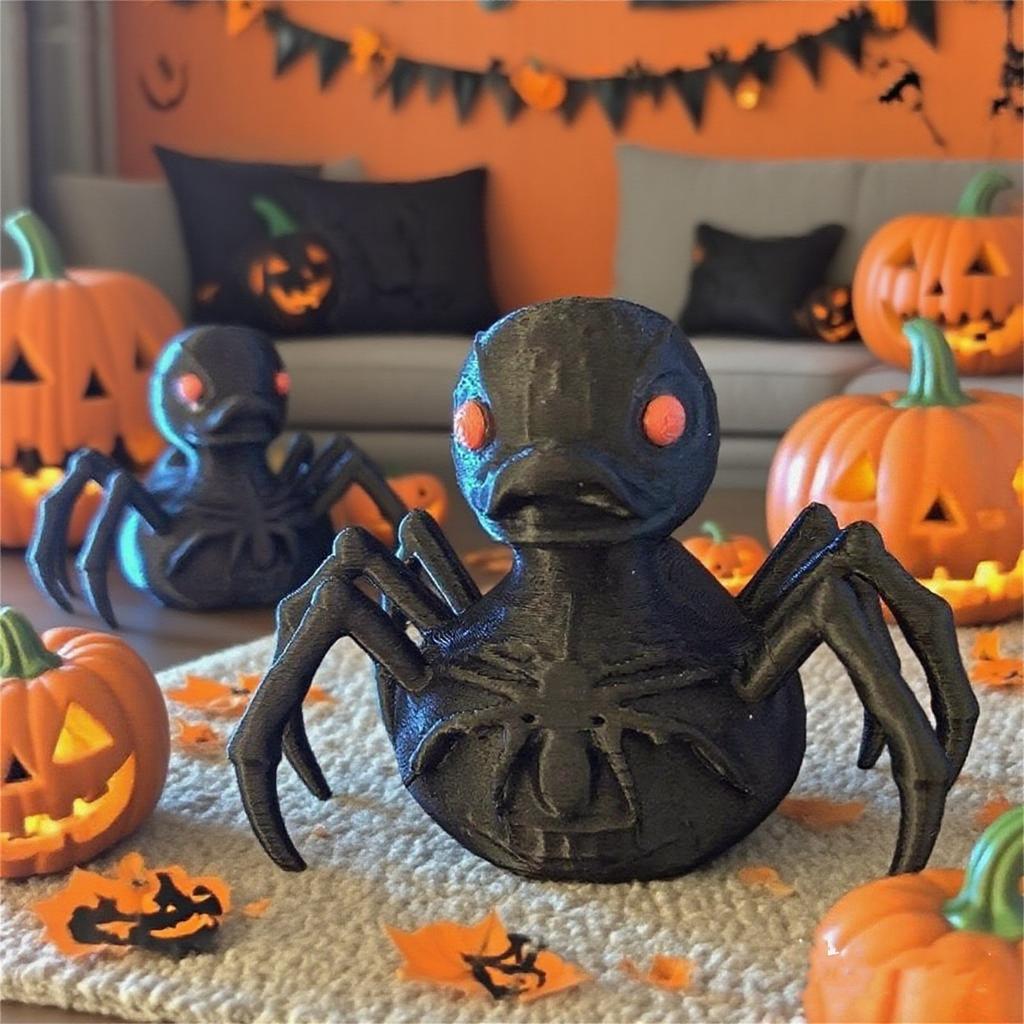 3D Printed Ornaments Halloween Simulation Animal Desktop Decoration With Movable Joints For Crawling