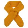 Children Cross Knit Scarf, Soft Solid Color Kids Winter Neck Warmer, Toddler Neck Collar Scarf