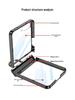 Samsung Z Flip7 Clear Folding Case - Full Coverage, Anti-Fall Protection