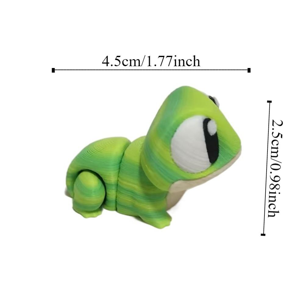 Collection Simulation Gecko Frog Model Joint Movable Frog Animals Ornaments  Computer Ornament