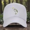 Fish Jumping For Beer Adjustable Baseball Cap Outdoor Casual Unisex Snapback Hat