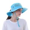 Men's Wide-Brim Sunshade Hat - Anti-UV, Outdoor, Summer, Mountaineering, and Fishing Hat
